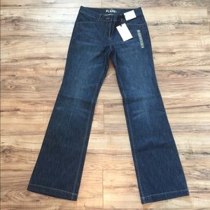 NWT NY&C jeans size 4TALL skinny flare